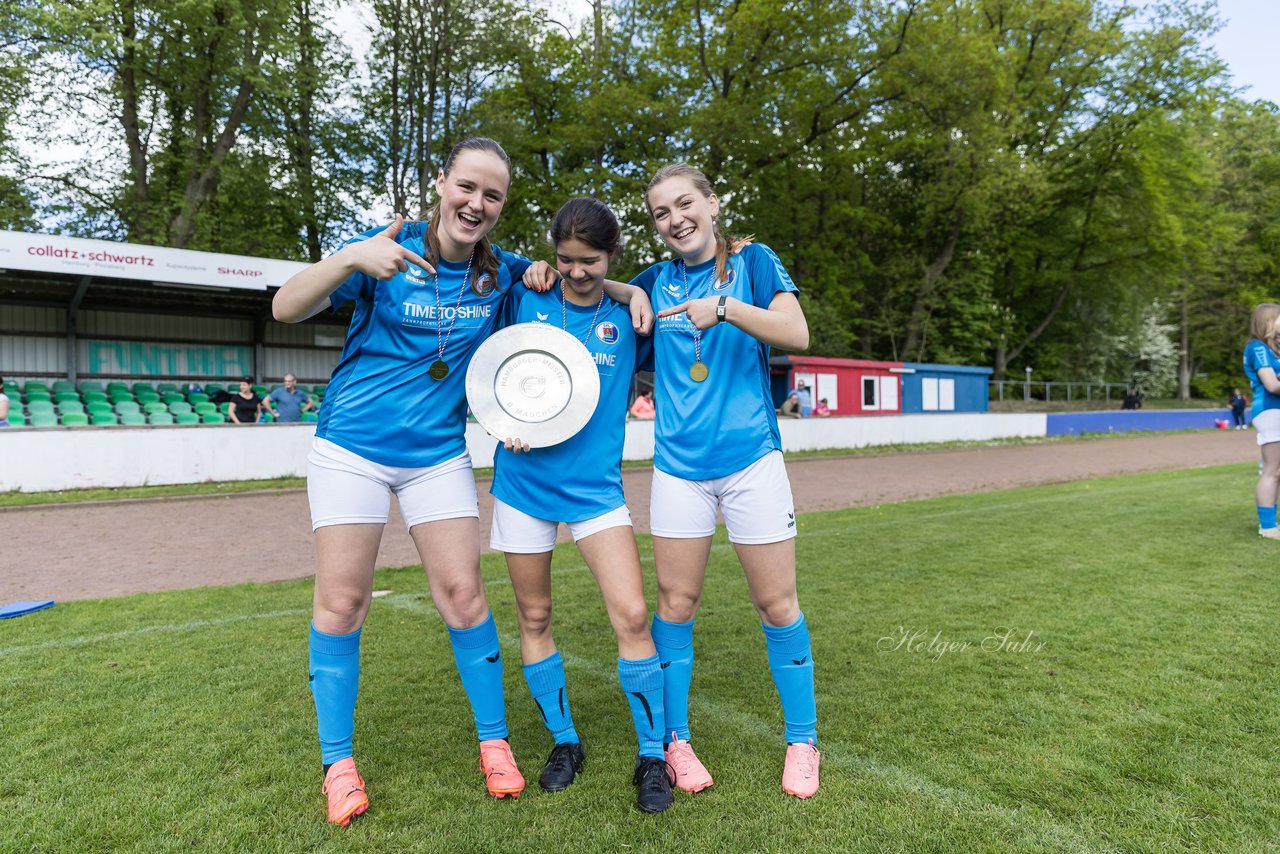 Bild 171 - wBJ Pinneberg Hamburger Meister Siegerehrung